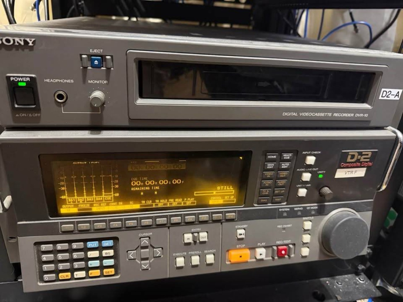 Sony D-2 composite digital videocassette recorder