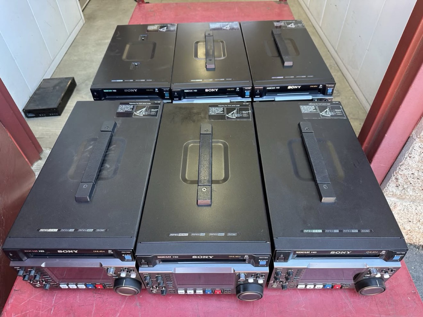 Sony XDCAM HD PDW-F1600 decks
